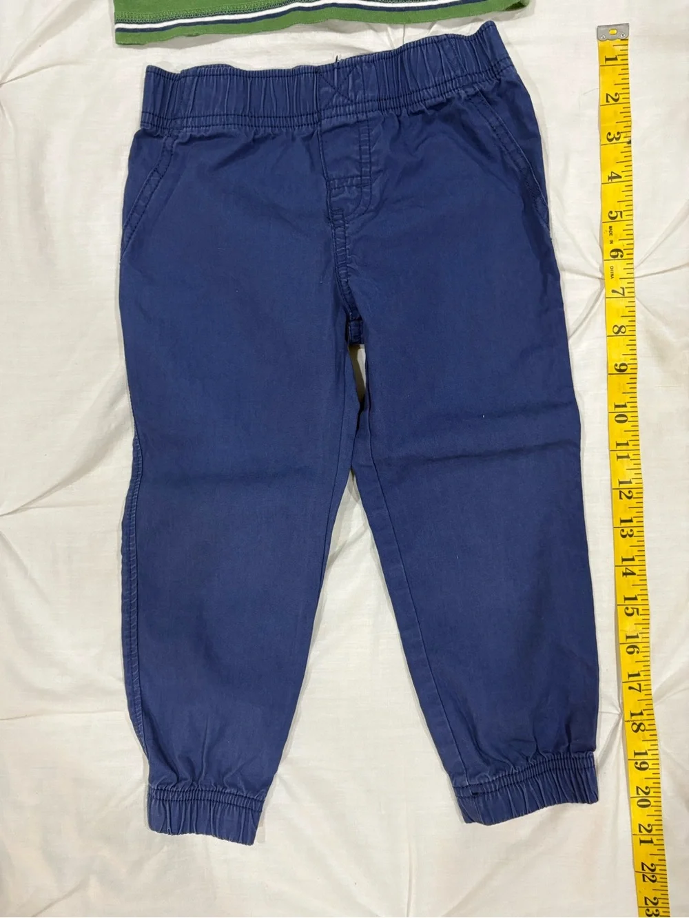 2 For $15 Carter's Striped Dino Henley Top & Navy Pants Outfit Set Size 3T